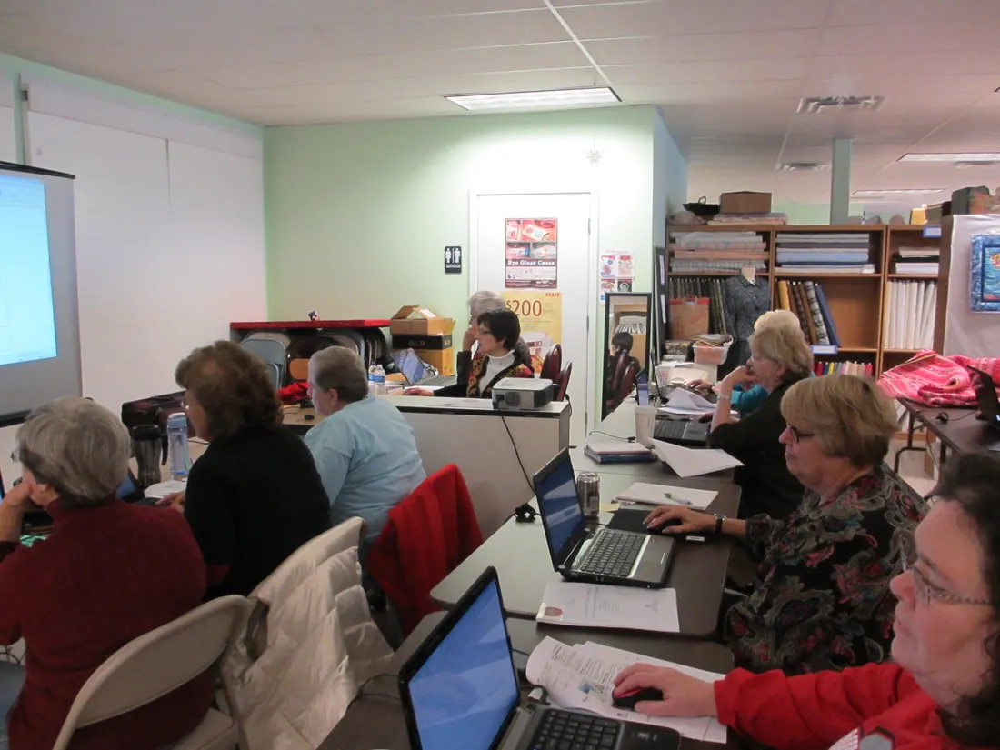 EQ7 class at Austin’s Sewing Center