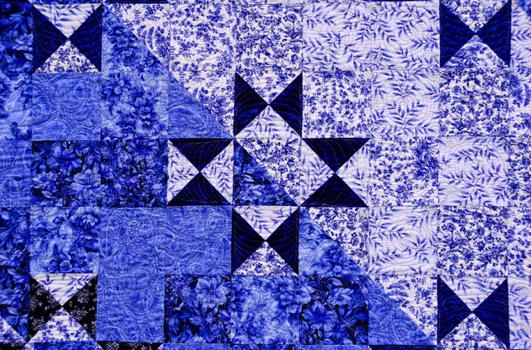 Blue & White Rhapsody (detail)